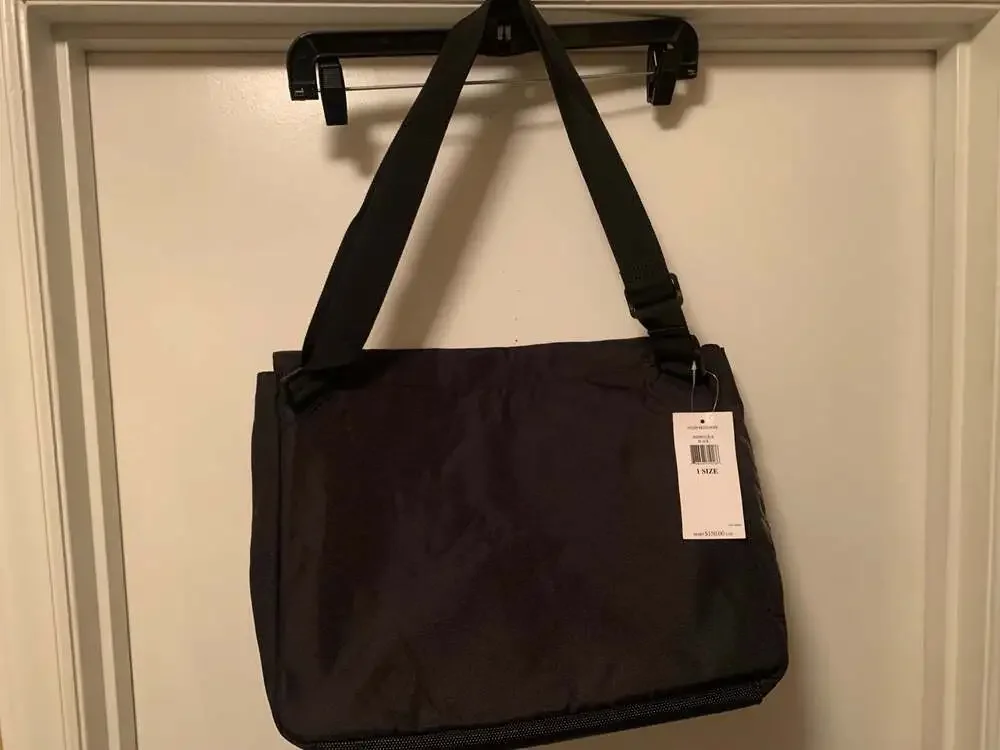Spyder Nylon Messenger Bag Black